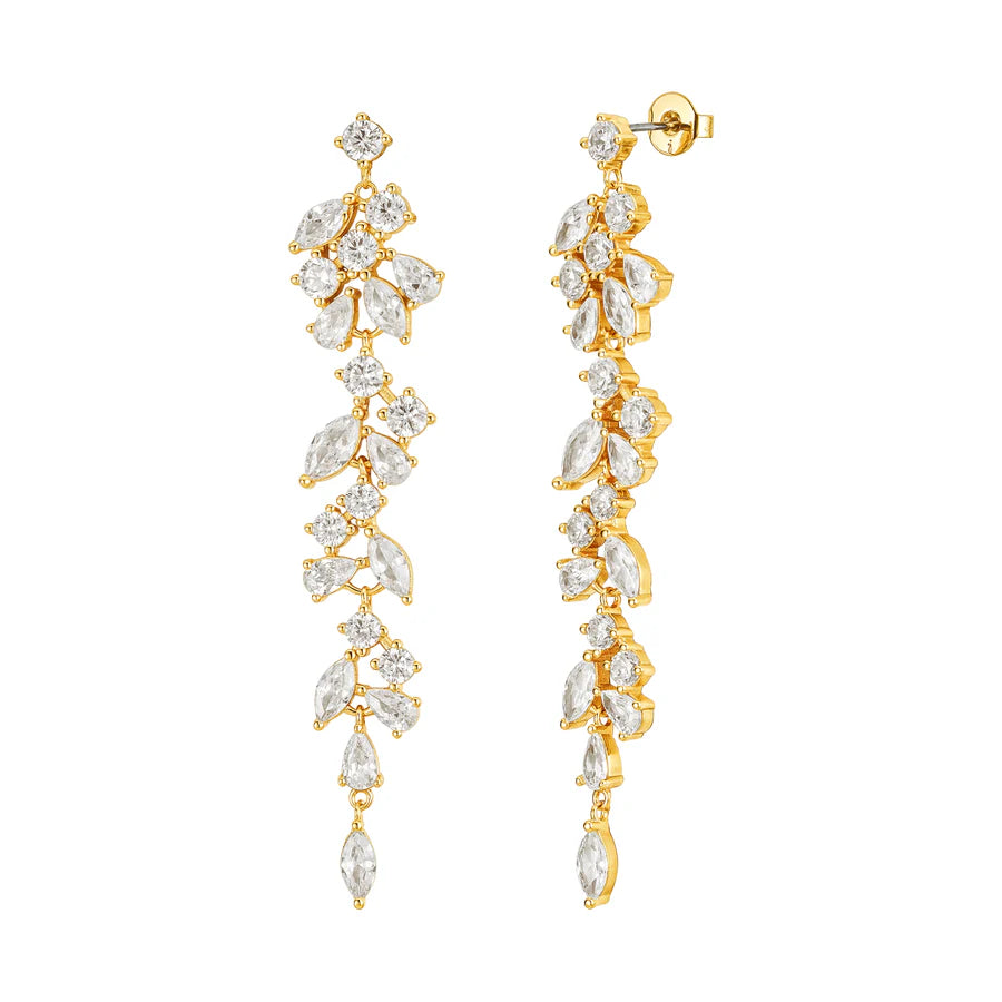 Trixie Crystal Drop Earrings