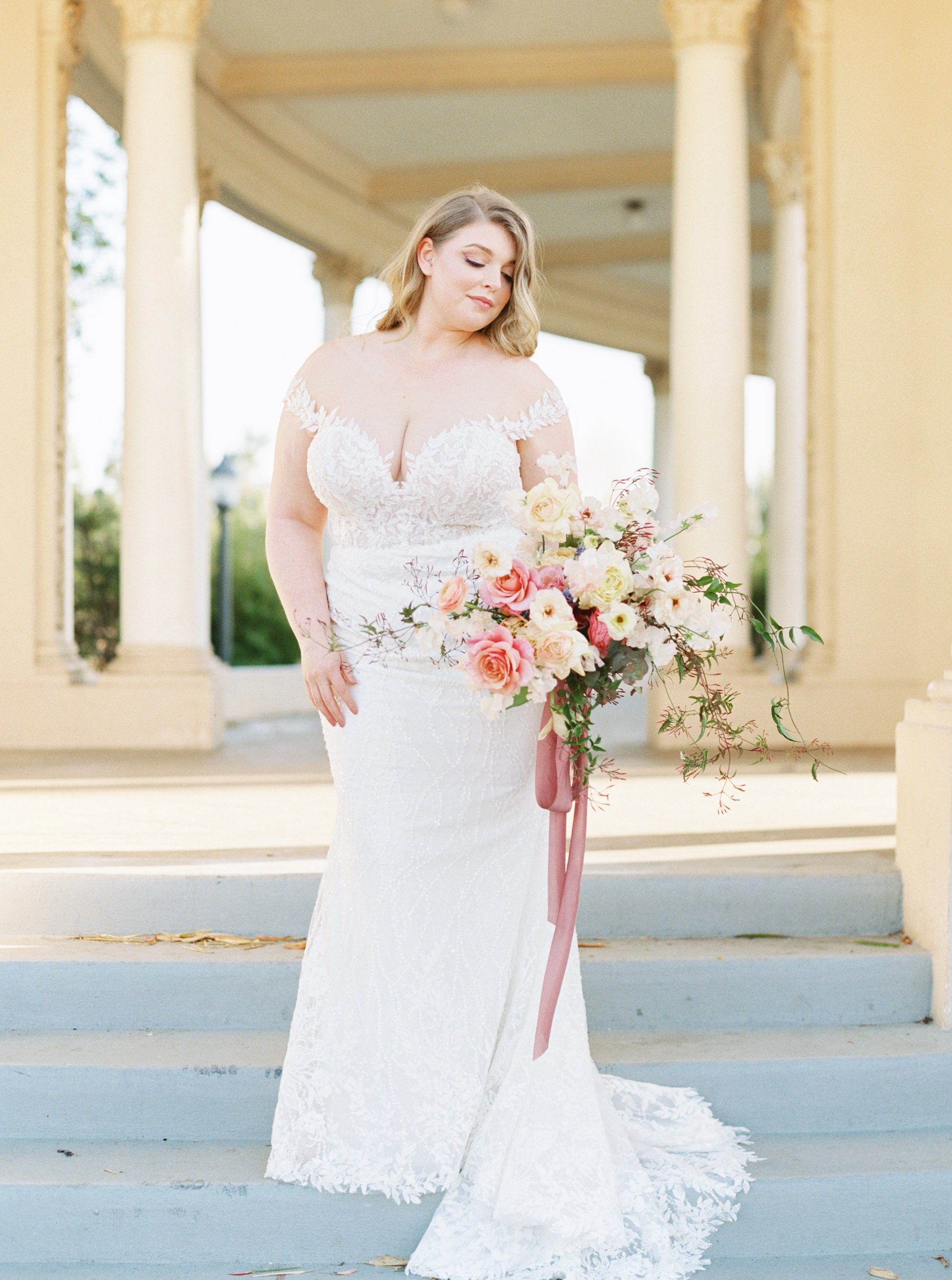 1303 Plus Size with Overskirt
