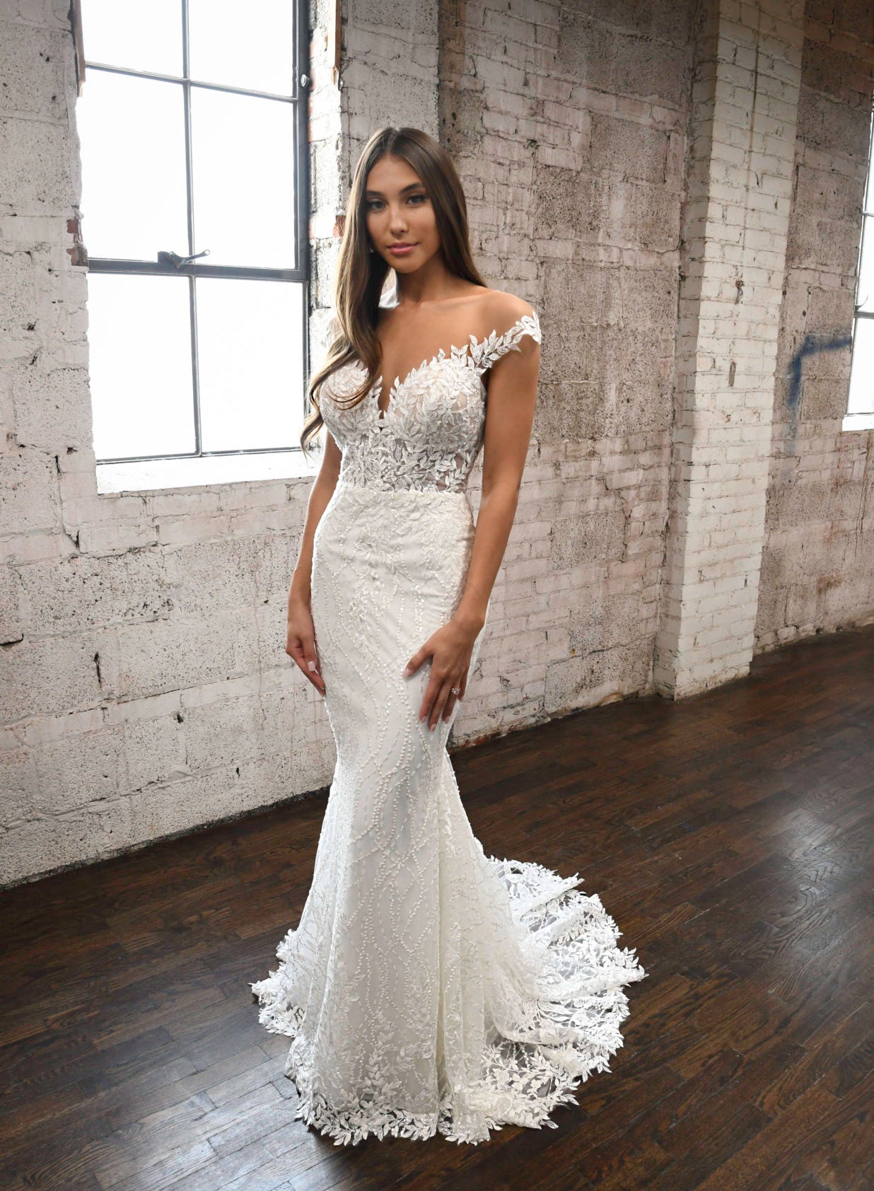 1303 Plus Size with Overskirt