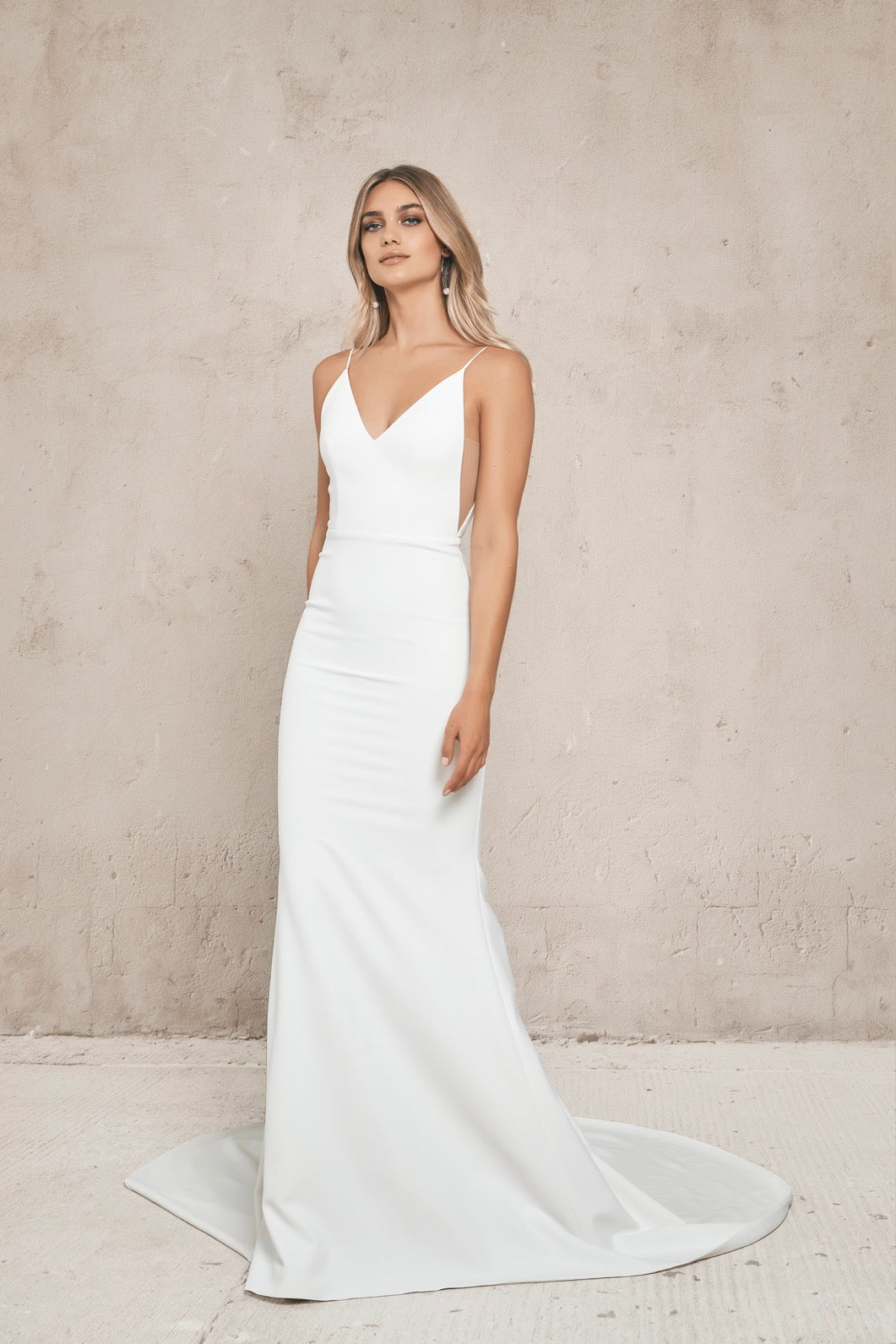 Chloe by Vagabond Bridal - Fit and Flare Wedding Dress The White Flower Chloe by Vagabond Bridal - Fit and Flare Wedding Dress The White Flower