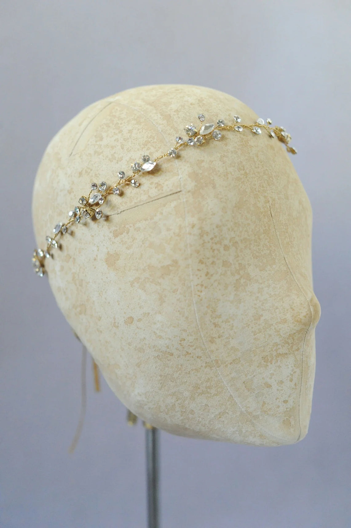 Simple crystal hair vine - Style 