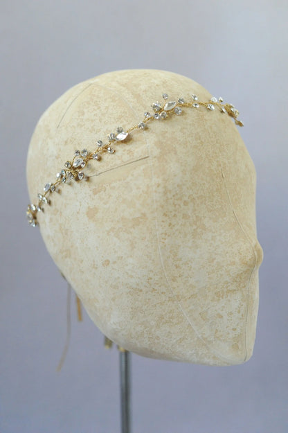 Simple crystal hair vine - Style 