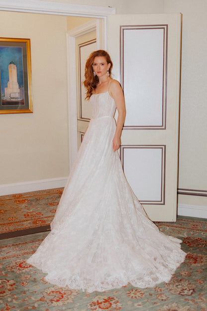 Zina by Dany Tabet - Chantilly Lace A-Line Wedding Dress – The ... Image Alex Tabet image beautiful image beautiful image beautiful image beautiful image beautiful image beautiful - Zina by Dany Tabet - Chantilly Lace A-Line Wedding Dress – The ...