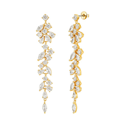 Trixie Crystal Drop Earrings