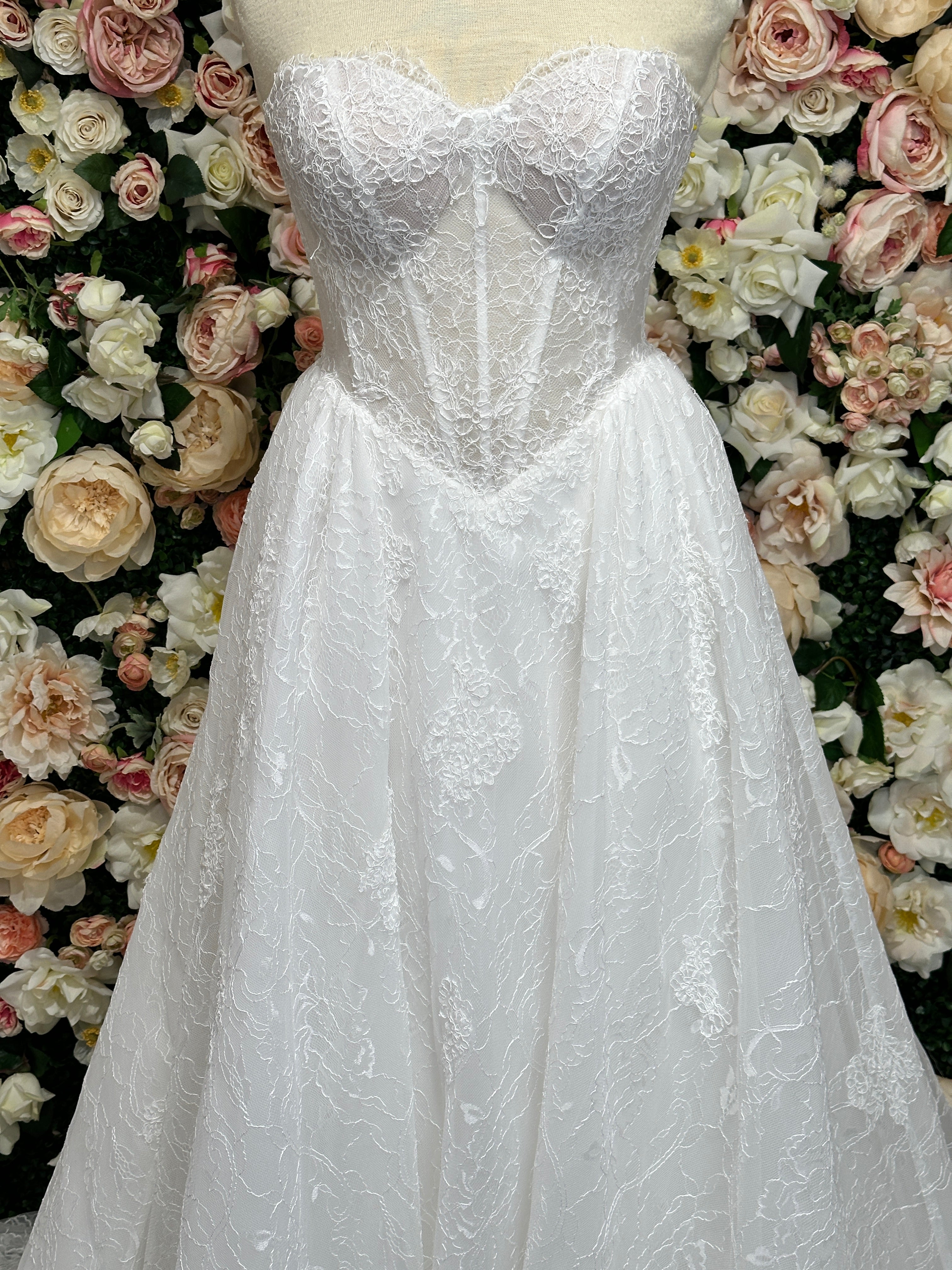 ML1882 by Martina Liana - Sweetheart Lace A-Line Wedding Dress