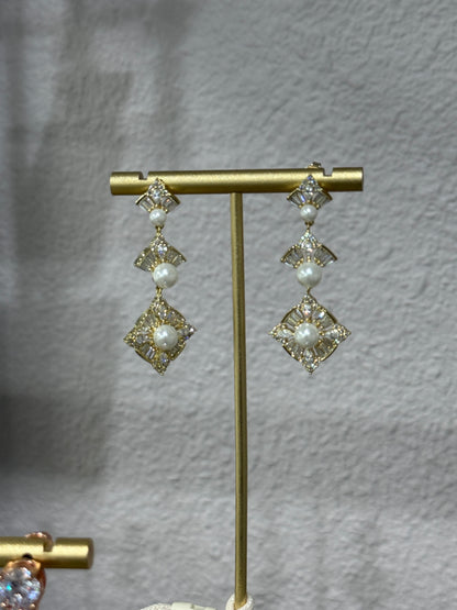 Margaux Pearl Drop Earrings