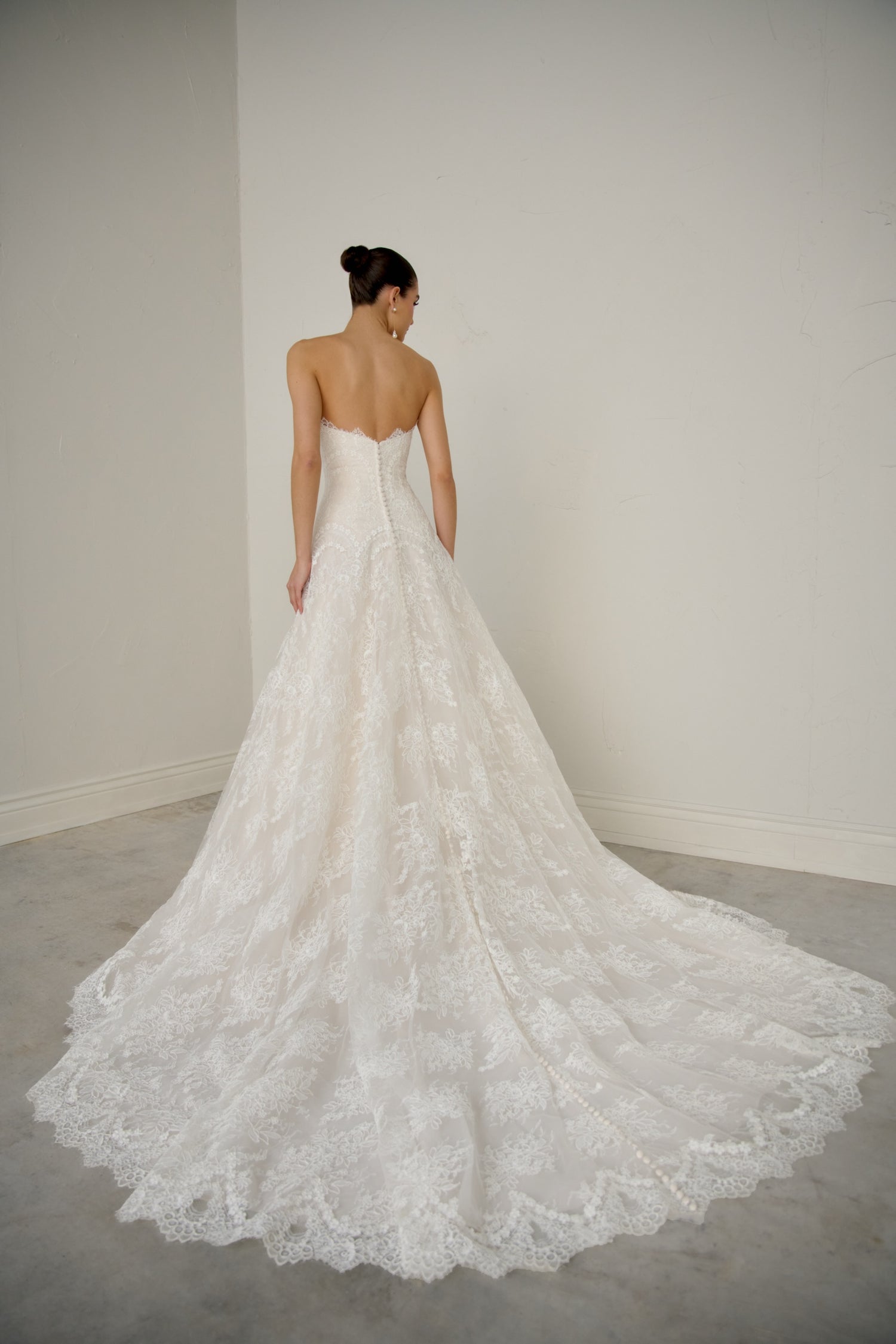 Tessera by Justin Alexander Signature | Lace Drop Waist A-Line Wedding Dress The White Flower Tessera by Justin Alexander Signature | Lace Drop Waist A-Line Wedding Dress The White Flower