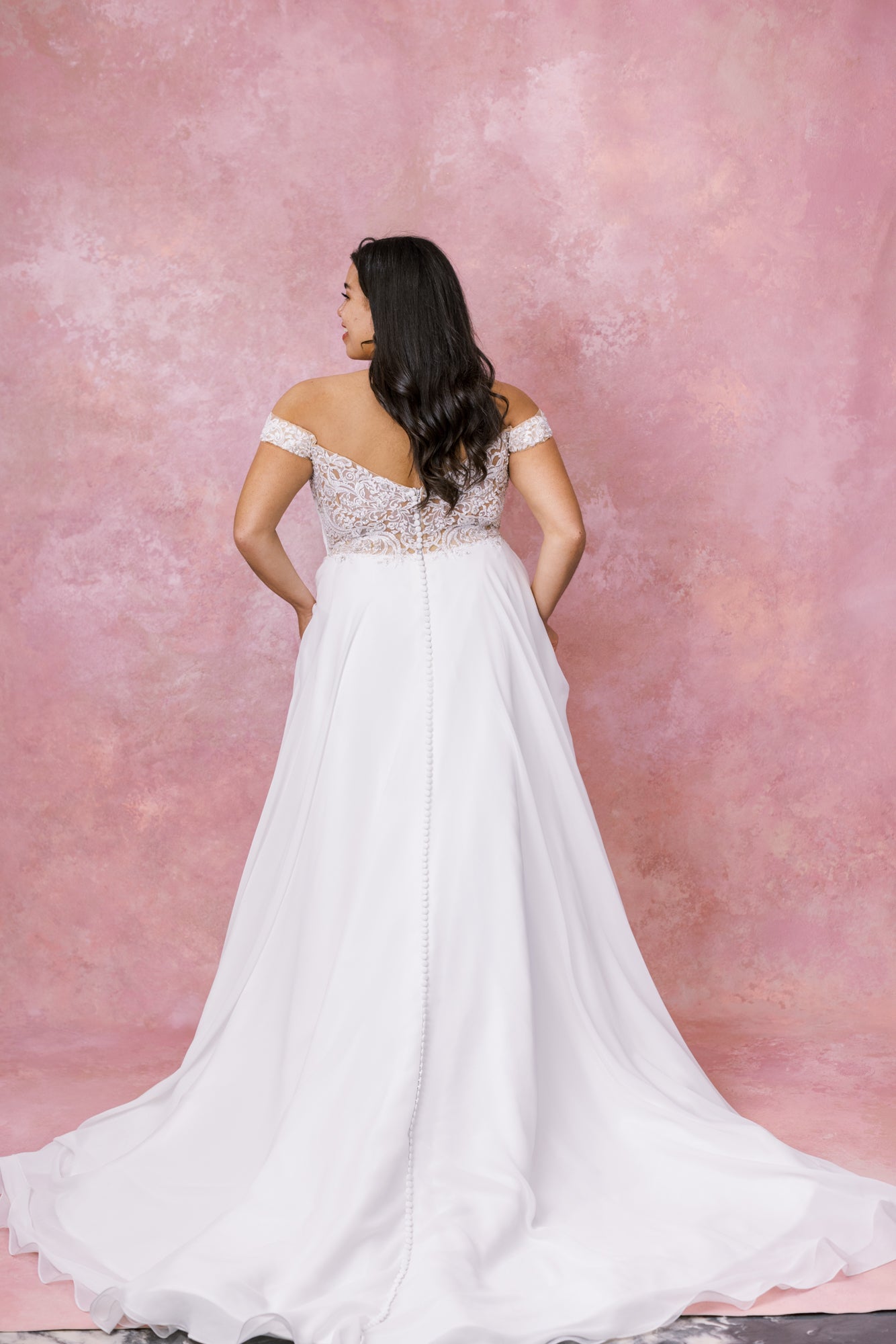 silk wedding dress plus size Plus Size Luxury Satin Wedding Dress with Asymmetrical Waist Corset - Off One Shoulder Wedding Gown with Convertible Belt