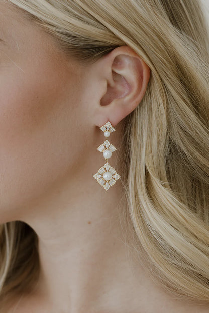 Margaux Pearl Drop Earrings