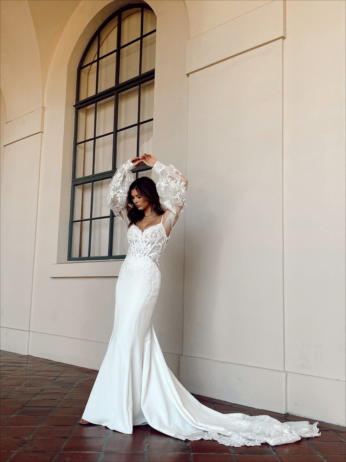 Martina Liana Tight Lace Long Sleeve Wedding Dress Lace Over Silk Long Sleeve Wedding Dress Martina Martina Liana Tight Lace Long Sleeve Wedding Dress Lace Over Silk Long Sleeve Wedding Dress Martina