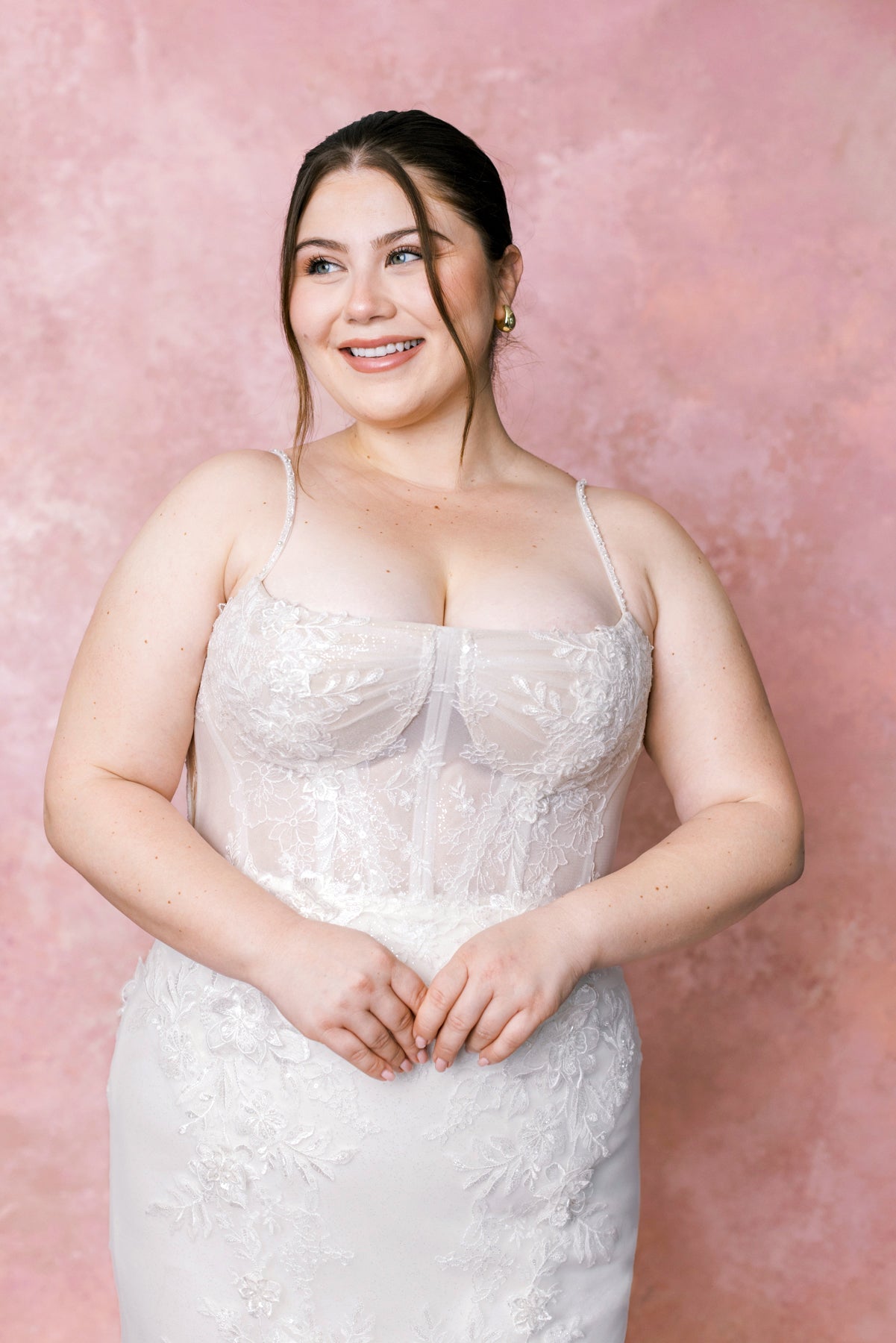 1488 Plus Size By Martina Liana Sparkling Lace Spaghetti Strap 1488 Plus Size By Martina Liana Sparkling Lace Spaghetti Strap