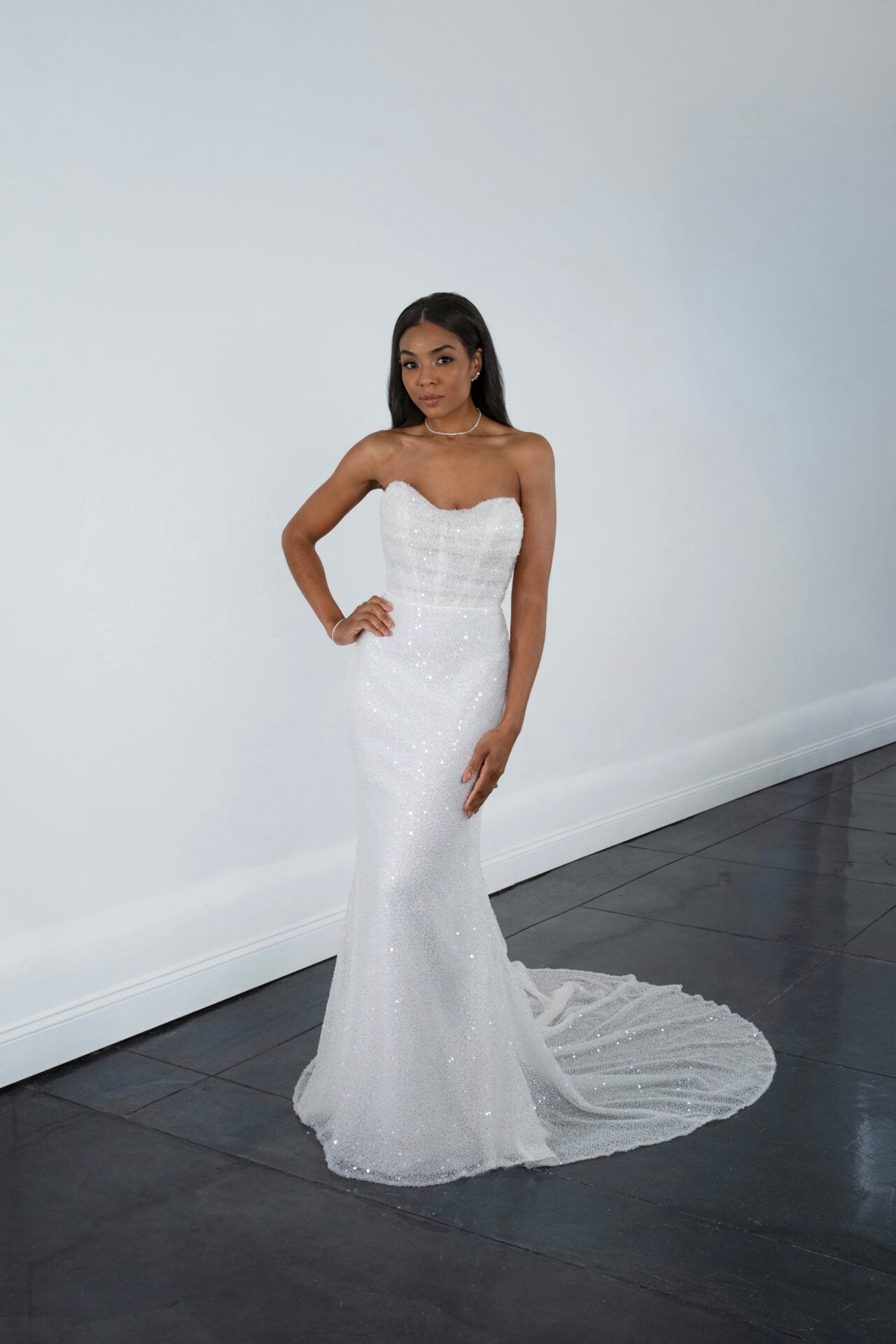 Martina Liana White Lace Sheath Wedding Dress 1678 By Martina