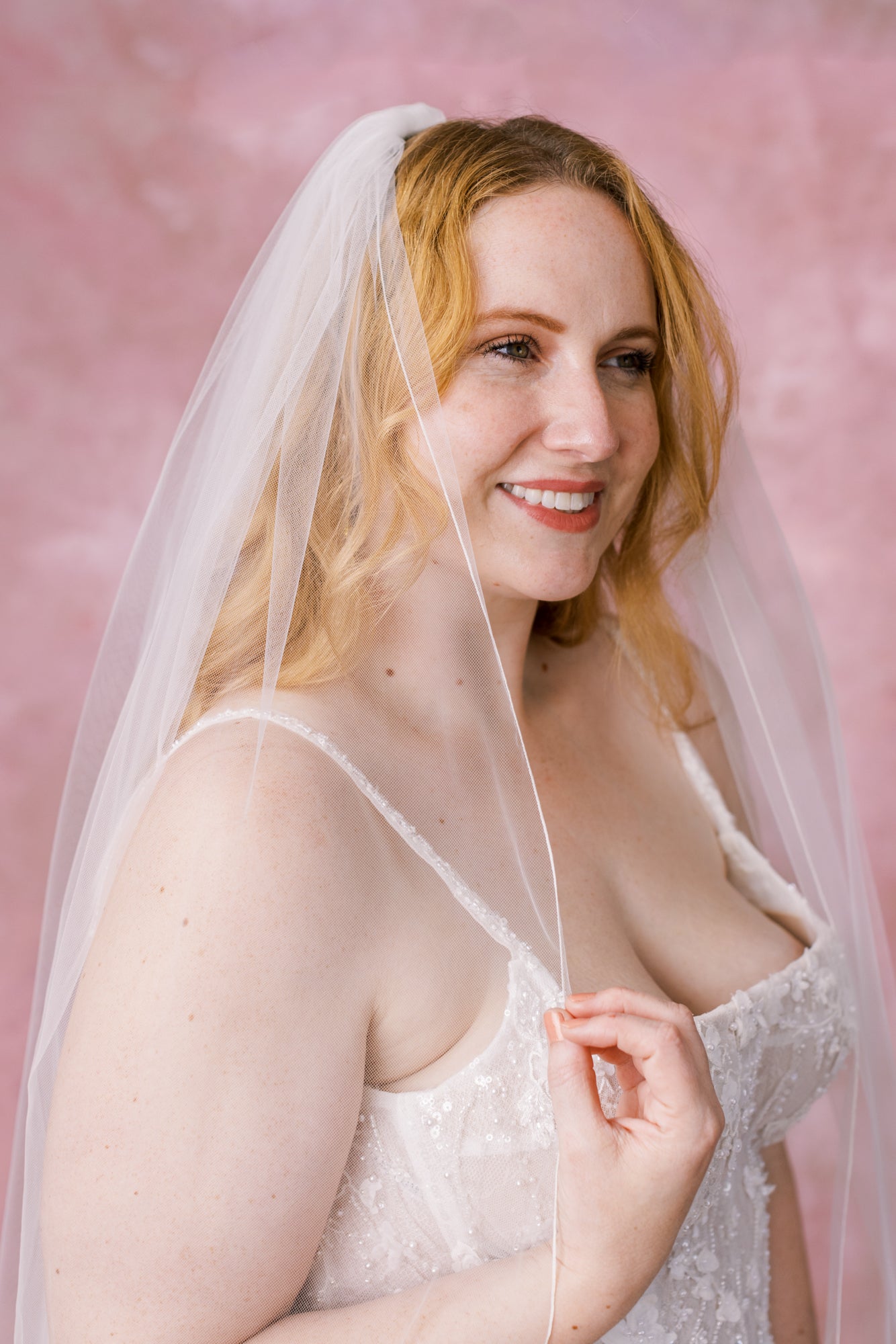 Peony Cathedral Veil