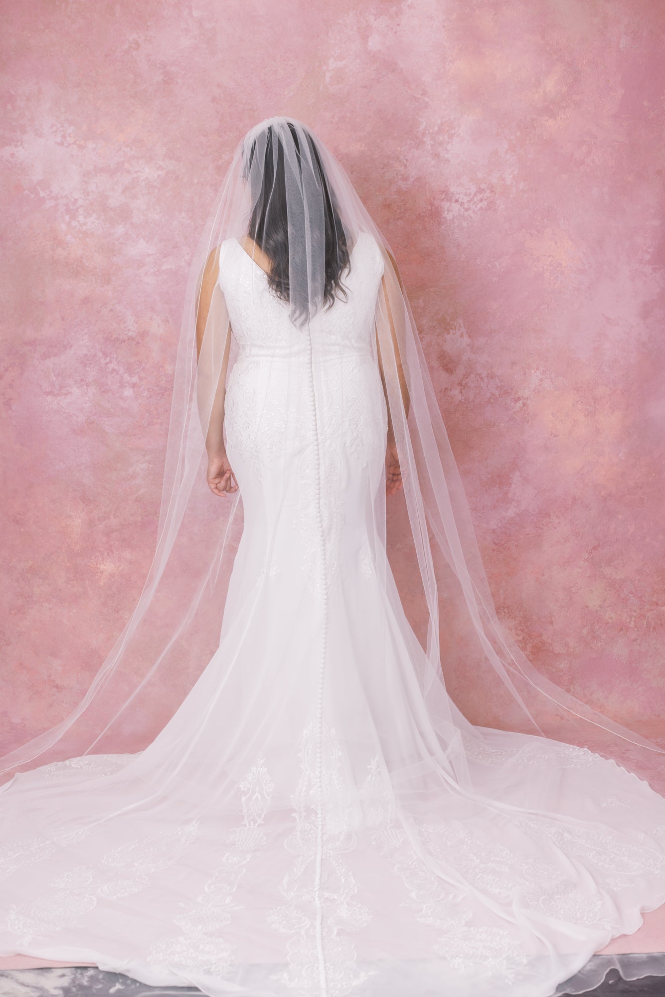 Peony Cathedral Veil