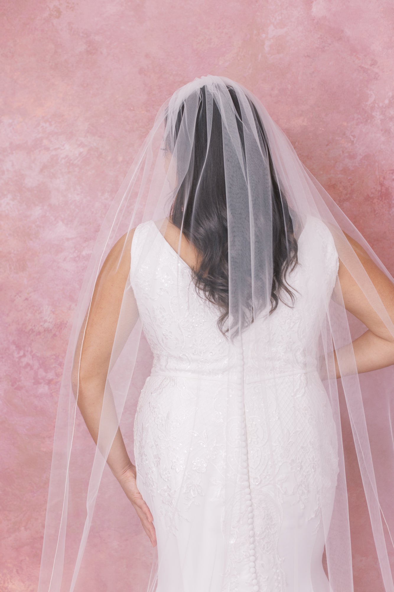 Peony Cathedral Veil