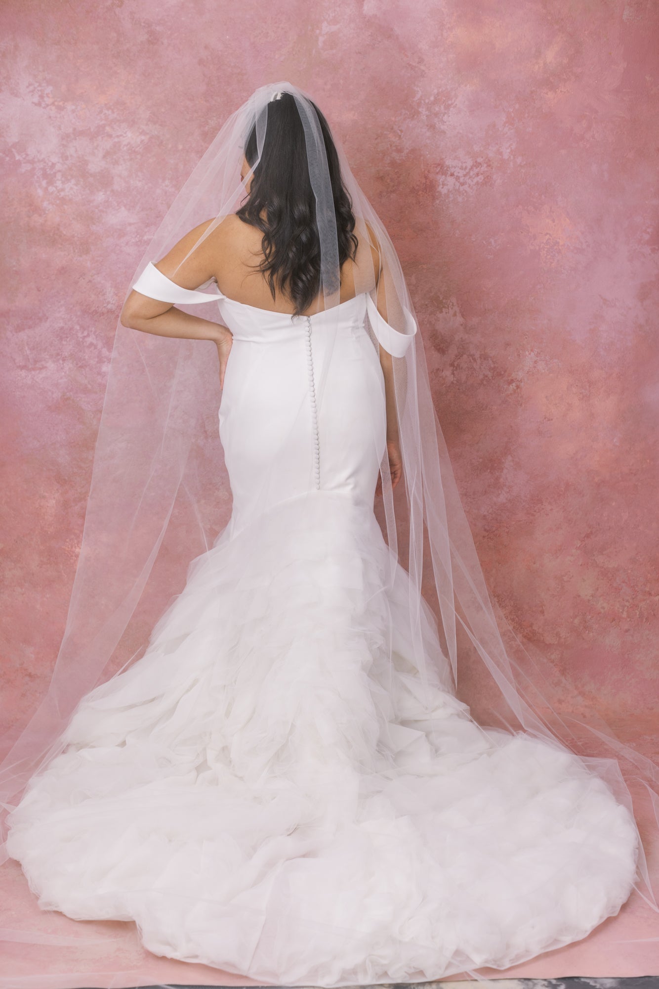 Peony Cathedral Veil