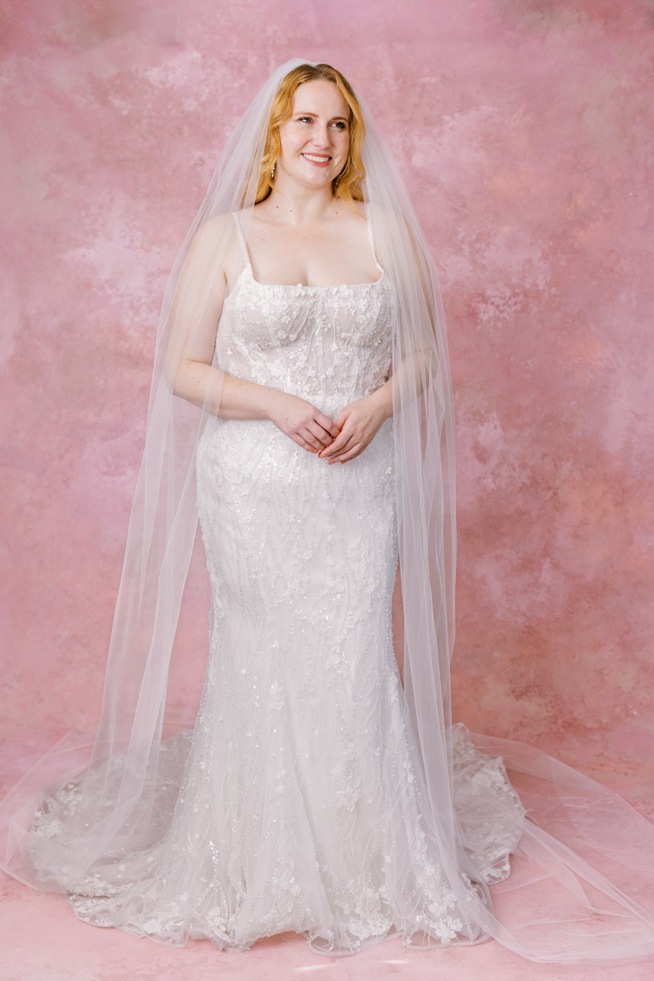 Peony Cathedral Veil