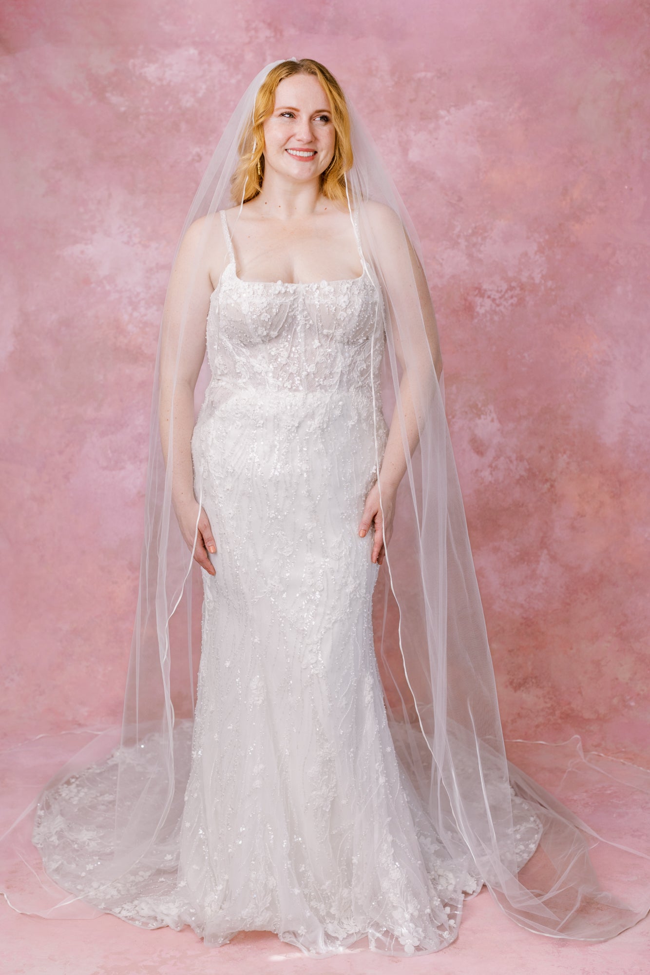 Peony Cathedral Veil