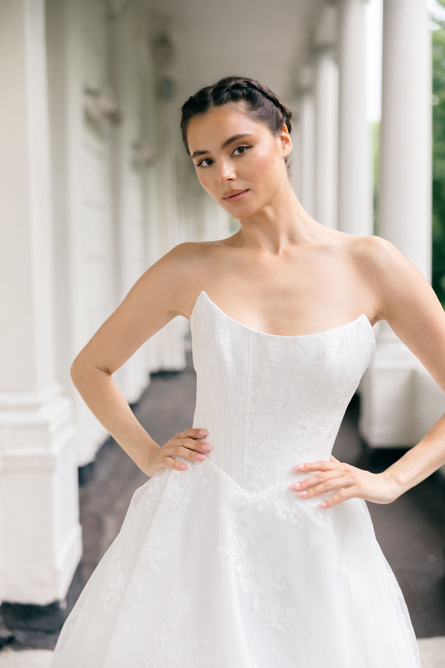wedding dress designer suzanne neville Buttercup Wedding Dress - Wedding Atelier NYC