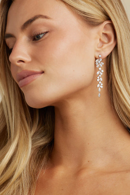 Trixie Crystal Drop Earrings