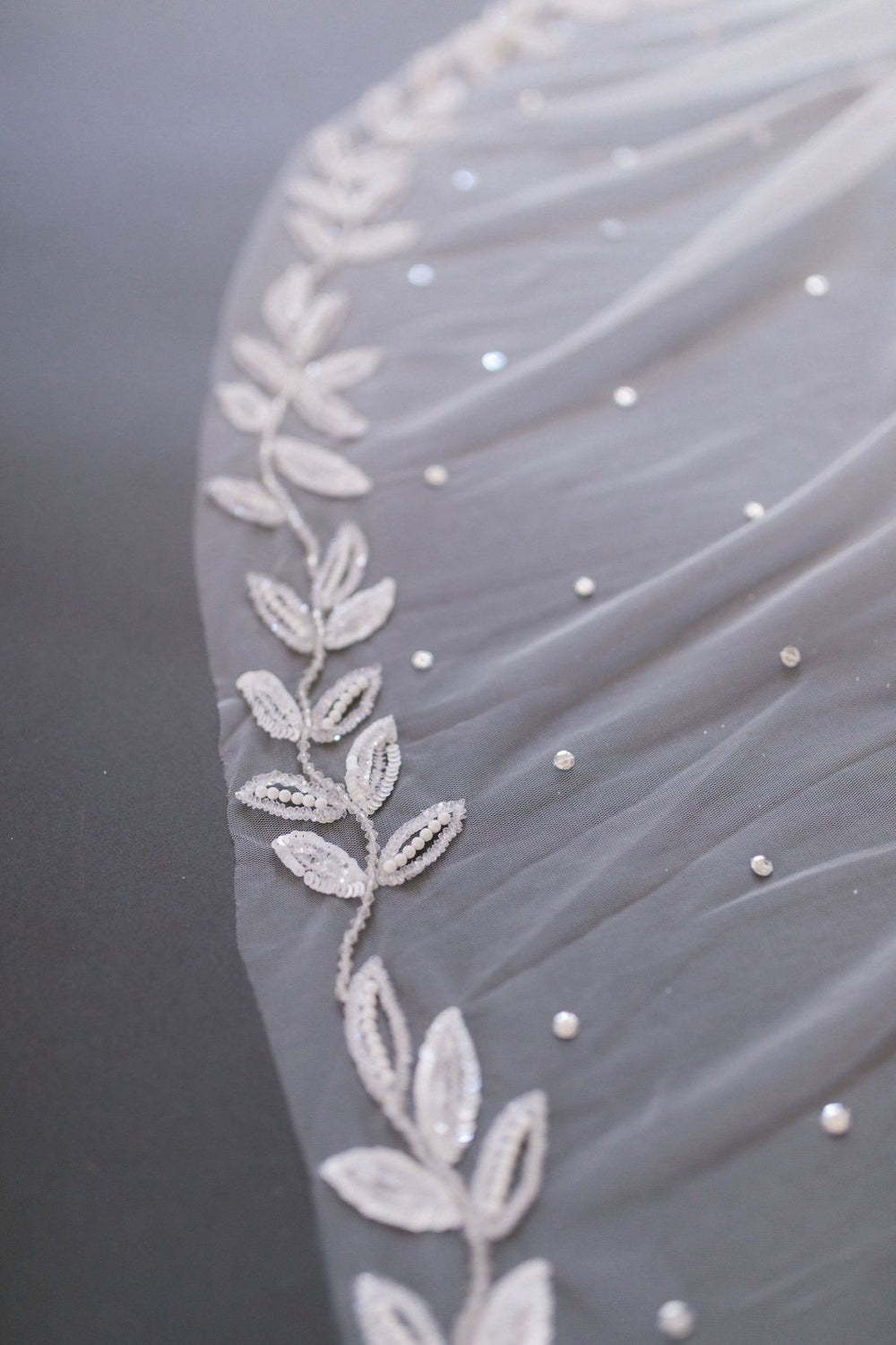 Aerin Sequin Cathedral Veil