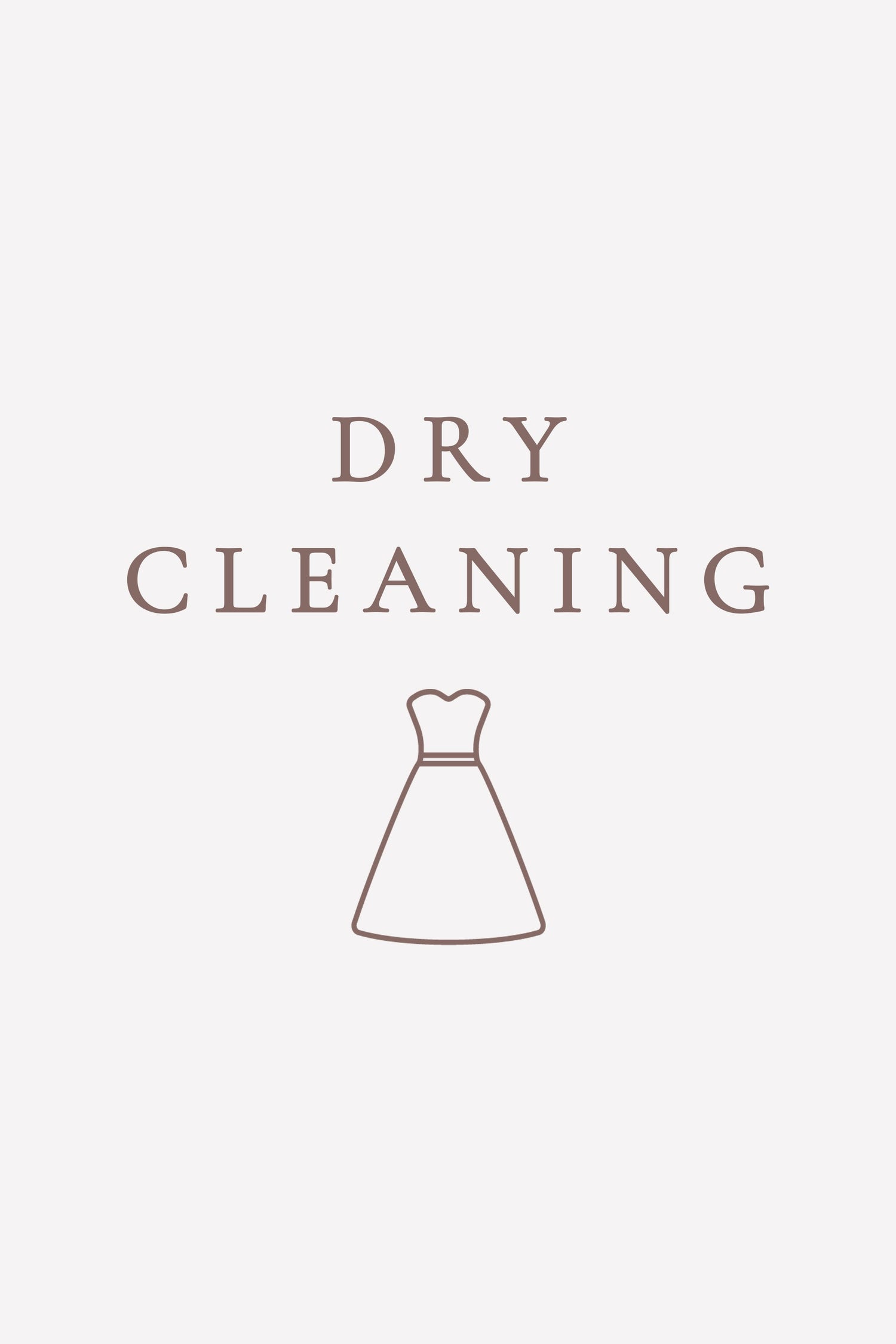Dry Cleaning for Sample Wedding Dresses